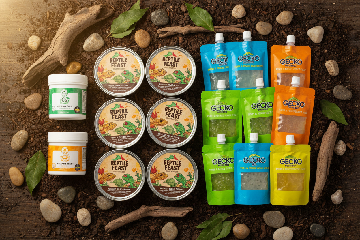 Reptiles - Canned, Gel & Powder Foods