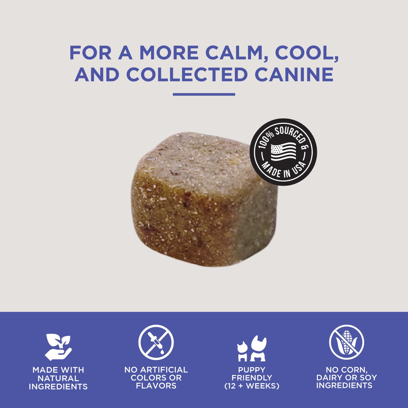 Natural Rapport Hemp Calming Soft Chews for Dogs – 120 Count